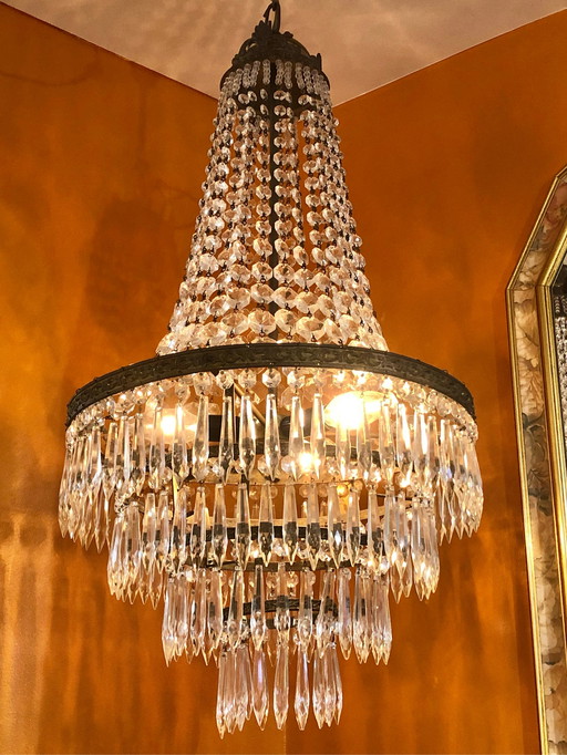 Vintage kroonluchter hanglamp