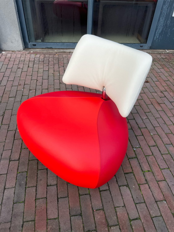 Image 1 of Leolux Pallone Fauteuil rood Design