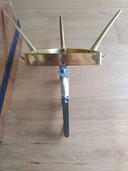 Vintage Kapstok / hanglapstok goud