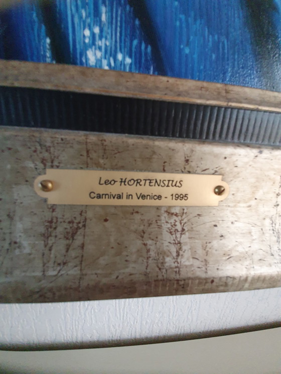 Image 1 of Leo Hortensius Carnaval in Venetië schilderij