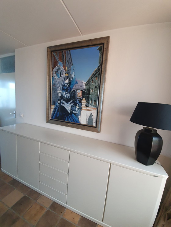 Image 1 of Leo Hortensius Carnaval in Venetië schilderij