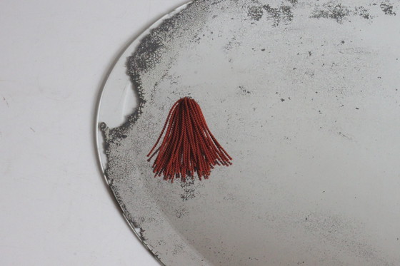 Image 1 of Vintage Roaring Twenties Spiegel Met Flosjes