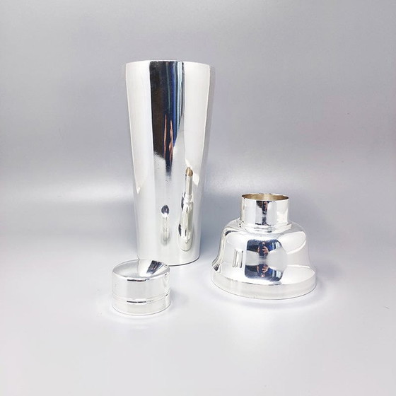 Image 1 of Vintage cocktailshaker van roestvrij staal. Gemaakt in Frankrijk