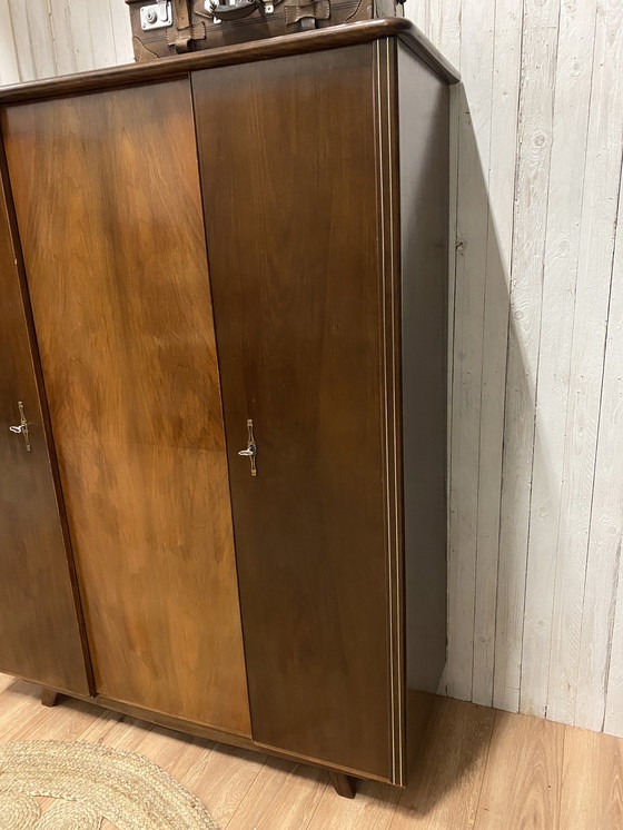Image 1 of Vintage Midcentury kledingkast