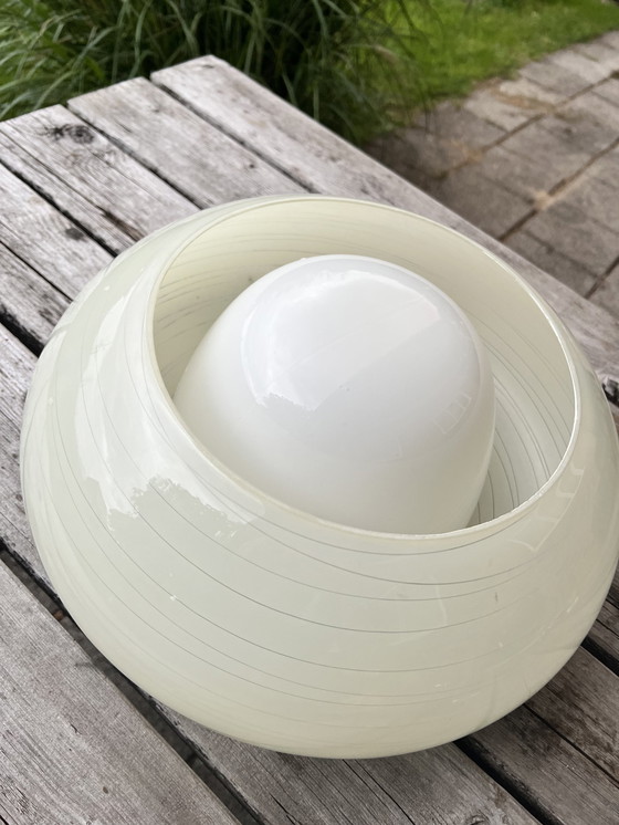 Image 1 of Brüne Glas Germany Vintage Plafonnière