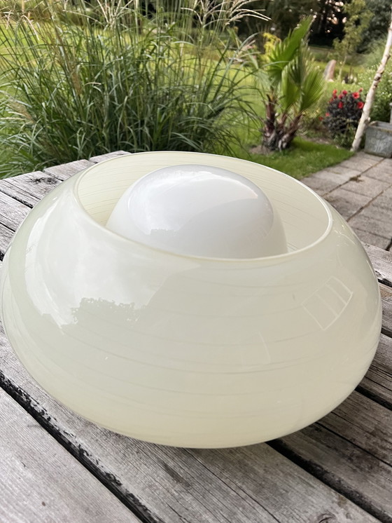 Image 1 of Brüne Glas Germany Vintage Plafonnière