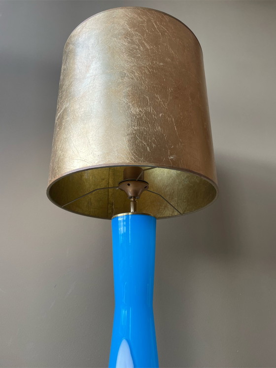 Image 1 of Vintage glazen lamp