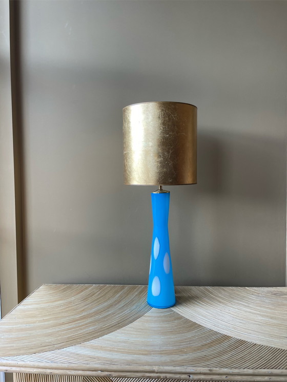 Image 1 of Vintage glazen lamp