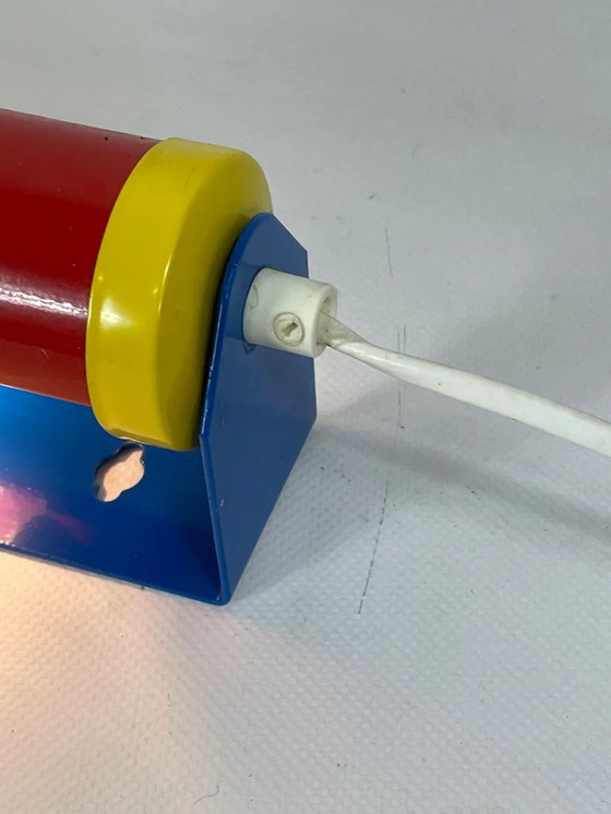 Image 1 of Vintage lamp - Memphis stijl - nachtkastje / wandlamp