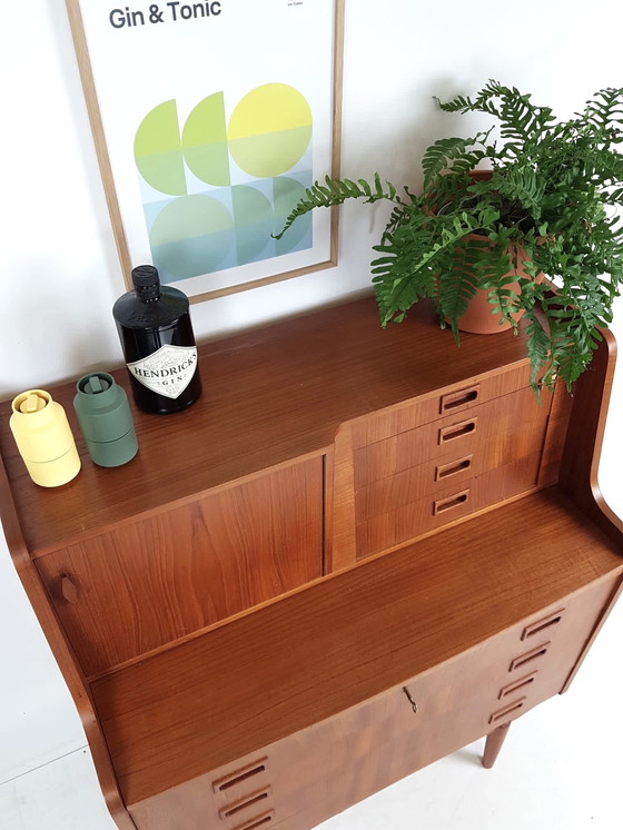 Image 1 of Vintage Deense secretaire | ladekast | bureautje teak