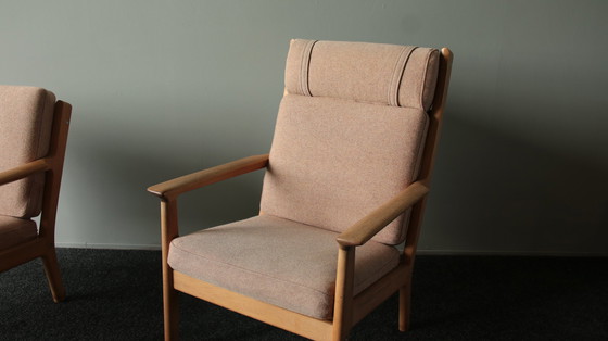 Image 1 of 2x Getama fauteuils model 265 door Hans Wegner