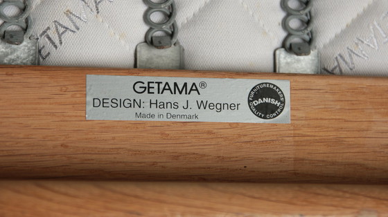 Image 1 of 2x Getama fauteuils model 265 door Hans Wegner