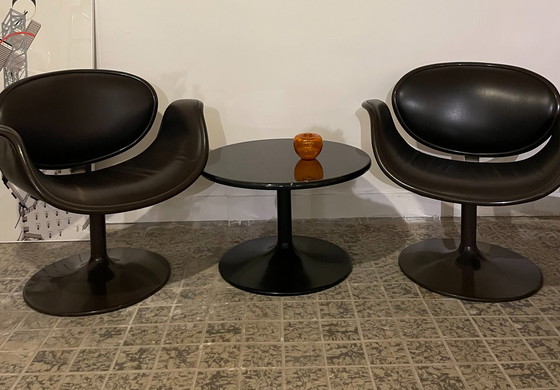 Image 1 of 2x Artifort Tulip armchair by Pierre Paulin