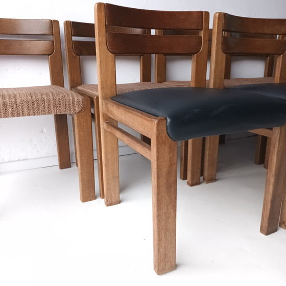 Image 1 of 10x Vintage stoel brutalist