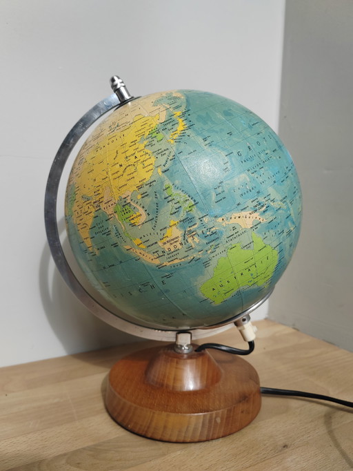 1980 glazen Räth globe klein model 