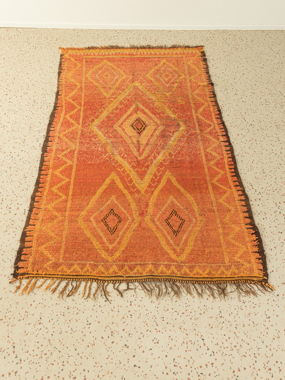 Image 1 of Vintage Rehamna, Berbers tapijt, 145 X 240