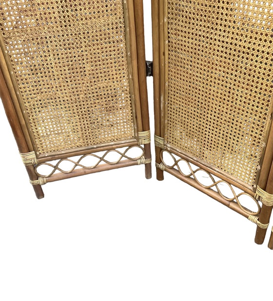 Image 1 of Vintage Rotan Kamerscherm