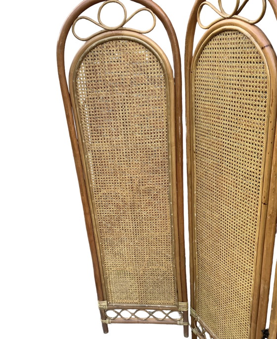 Image 1 of Vintage Rotan Kamerscherm