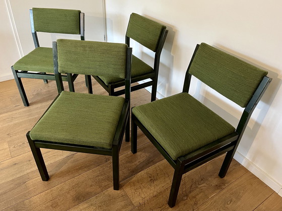 Image 1 of 4x Pastoe Cees Braakman Japanse Serie eetkamer