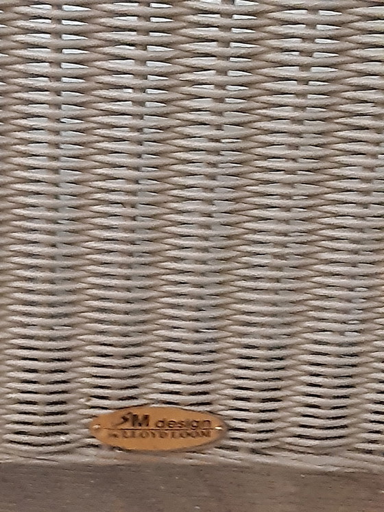 Image 1 of 6x Lloyd loom stoelen rotan