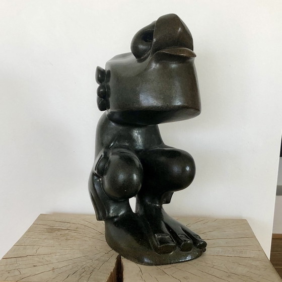 Image 1 of David Mushonga zal stenen sculpturen zien