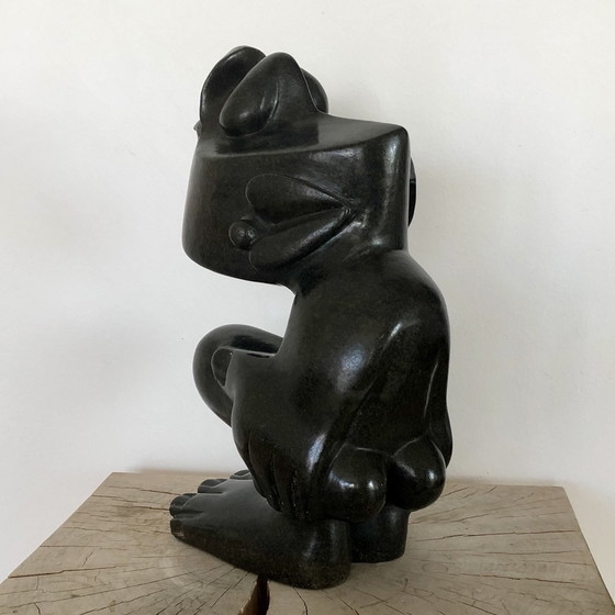 Image 1 of David Mushonga zal stenen sculpturen zien