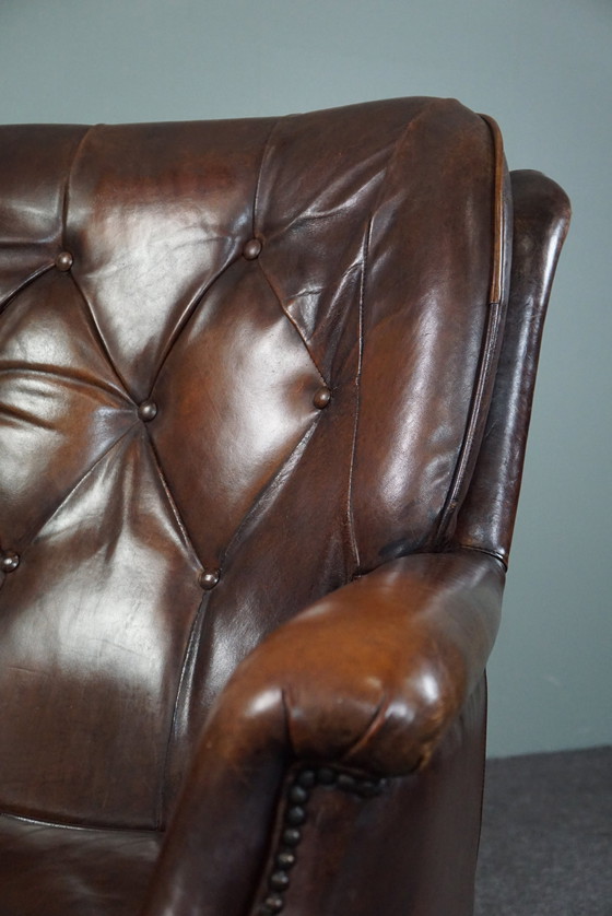 Image 1 of Schapenleren fauteuil