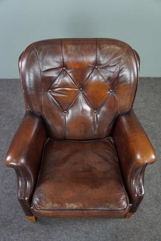 Image 1 of Schapenleren fauteuil