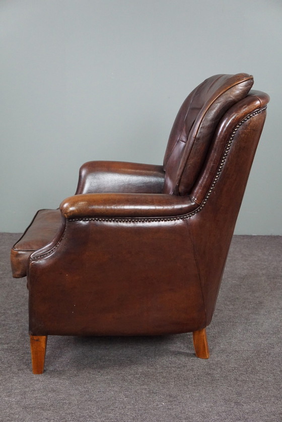 Image 1 of Schapenleren fauteuil