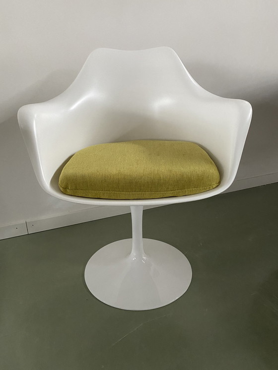 Image 1 of 4 x  Tulip Armchair vervangend groen kussen