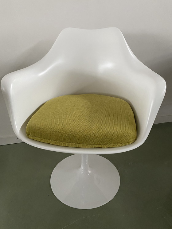 Image 1 of 4 x  Tulip Armchair vervangend groen kussen