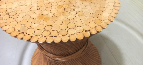 Image 1 of Vintage McGuire eettafel, rond