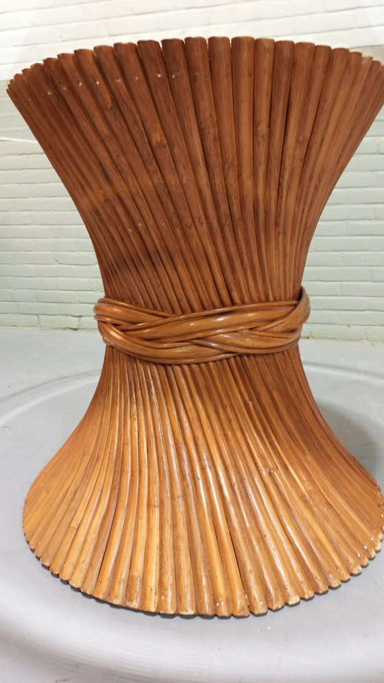 Image 1 of Vintage McGuire eettafel, rond