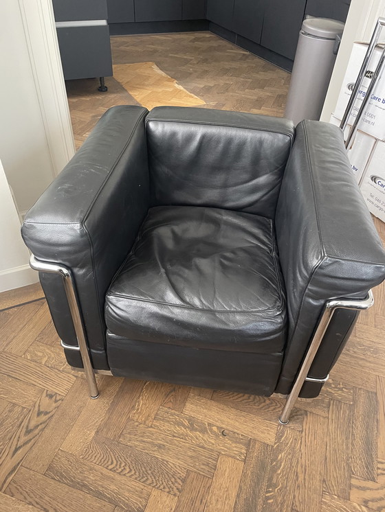 Image 1 of 2x Cassina by Corbusier fauteuil