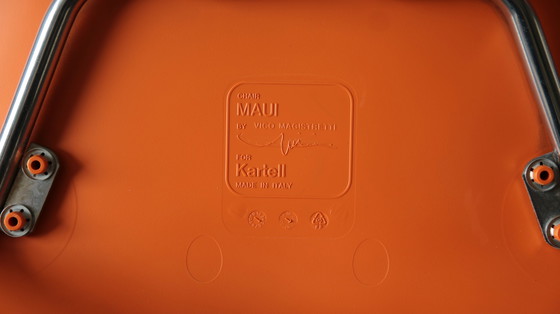 Image 1 of 6x Kartell Maui stoelen van Vico Magistretti