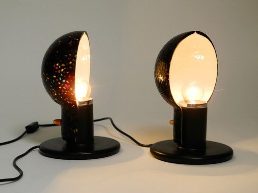 2x Vintage Italiaanse tafellampen uit de jaren 80