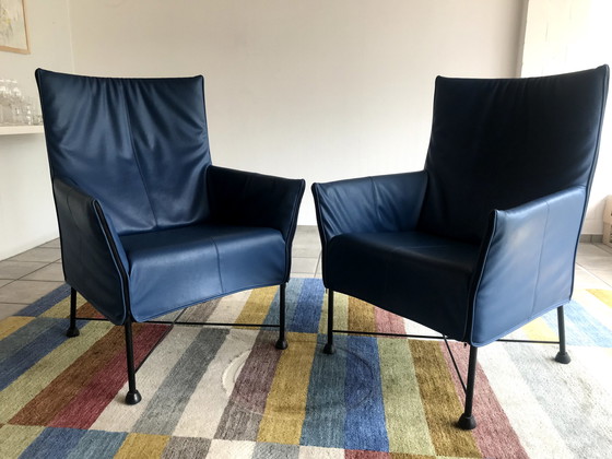 Image 1 of 2 x Montis Fauteuils Charly in blauw