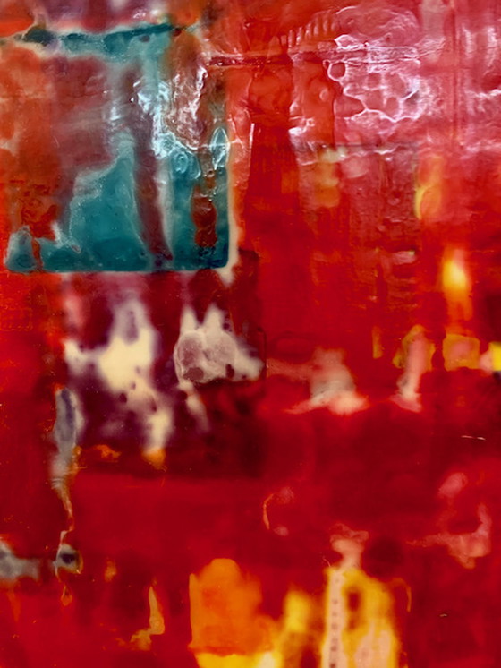 Image 1 of Encaustic schilderij van Berlijnse kunstenaar