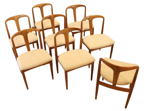 Image 1 of 8x Uldum Juliane Johannes Andersen stoelen 'Mjang' vintage
