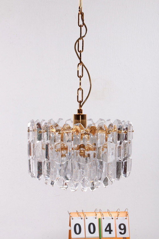 Image 1 of Regency stijl Hanglamp gemaakt van Muranoglas door Kalmar,1960 oostenrijk