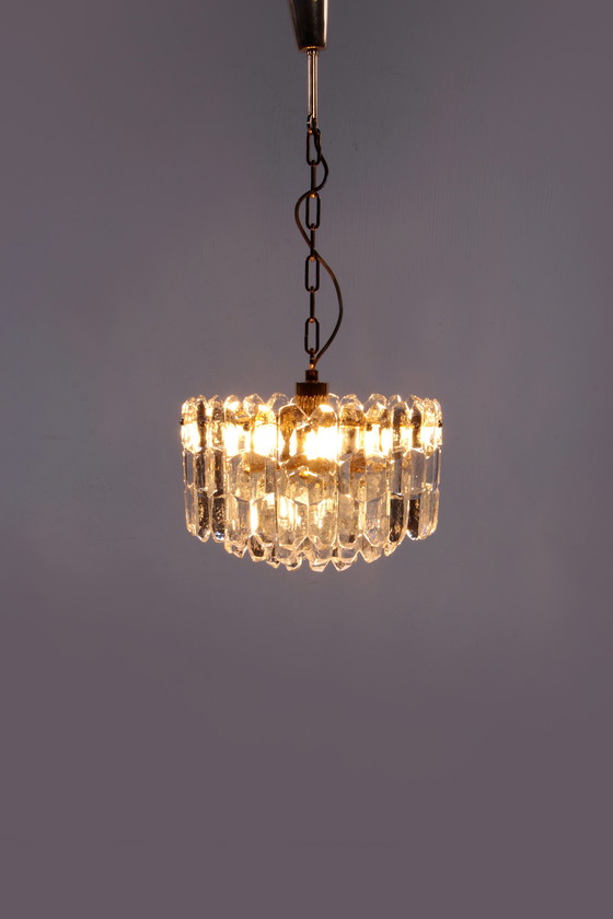 Image 1 of Regency stijl Hanglamp gemaakt van Muranoglas door Kalmar,1960 oostenrijk