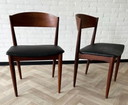 2x vintage eetkamerstoel