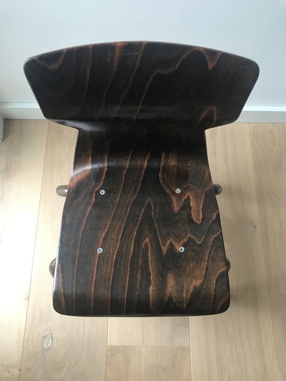 Image 1 of 2x Industriele OBO Eromes Pagholz stoel