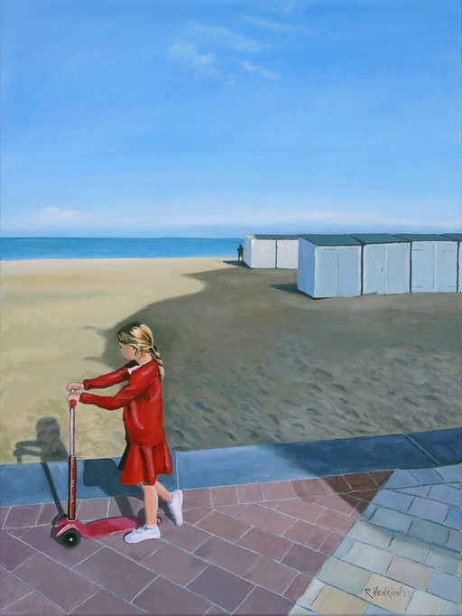 Roland Henrion "Aan het strand"