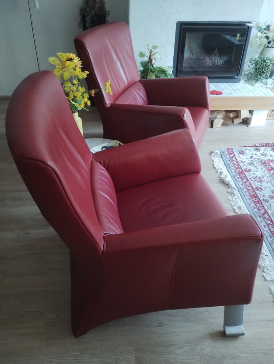 Image 1 of 2x Rolf Benz 322 fauteuils