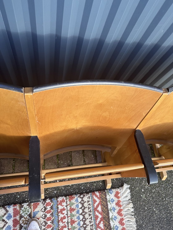 Image 1 of Vintage bioscoop stoelen