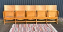 Vintage bioscoop stoelen