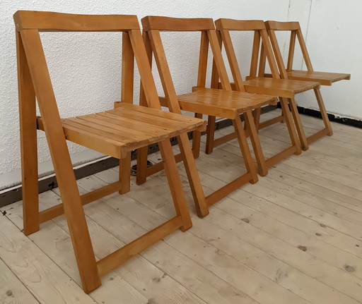 4x Aldo Jacober klapstoelen