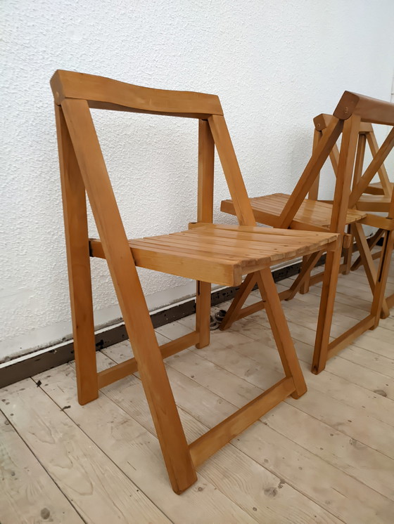 Image 1 of 4x Aldo Jacober klapstoelen