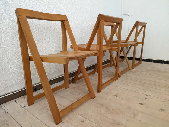 Image 1 of 4x Aldo Jacober klapstoelen